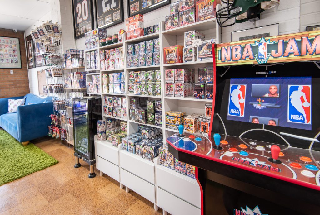 Inside of Lab 20 Sports Cards